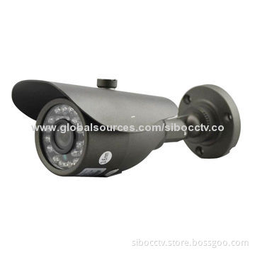 Single Board 1.0 Mega Pixel Resolution CMOS 1/4-inch Weather-resistant Day and Night Bullet Camera